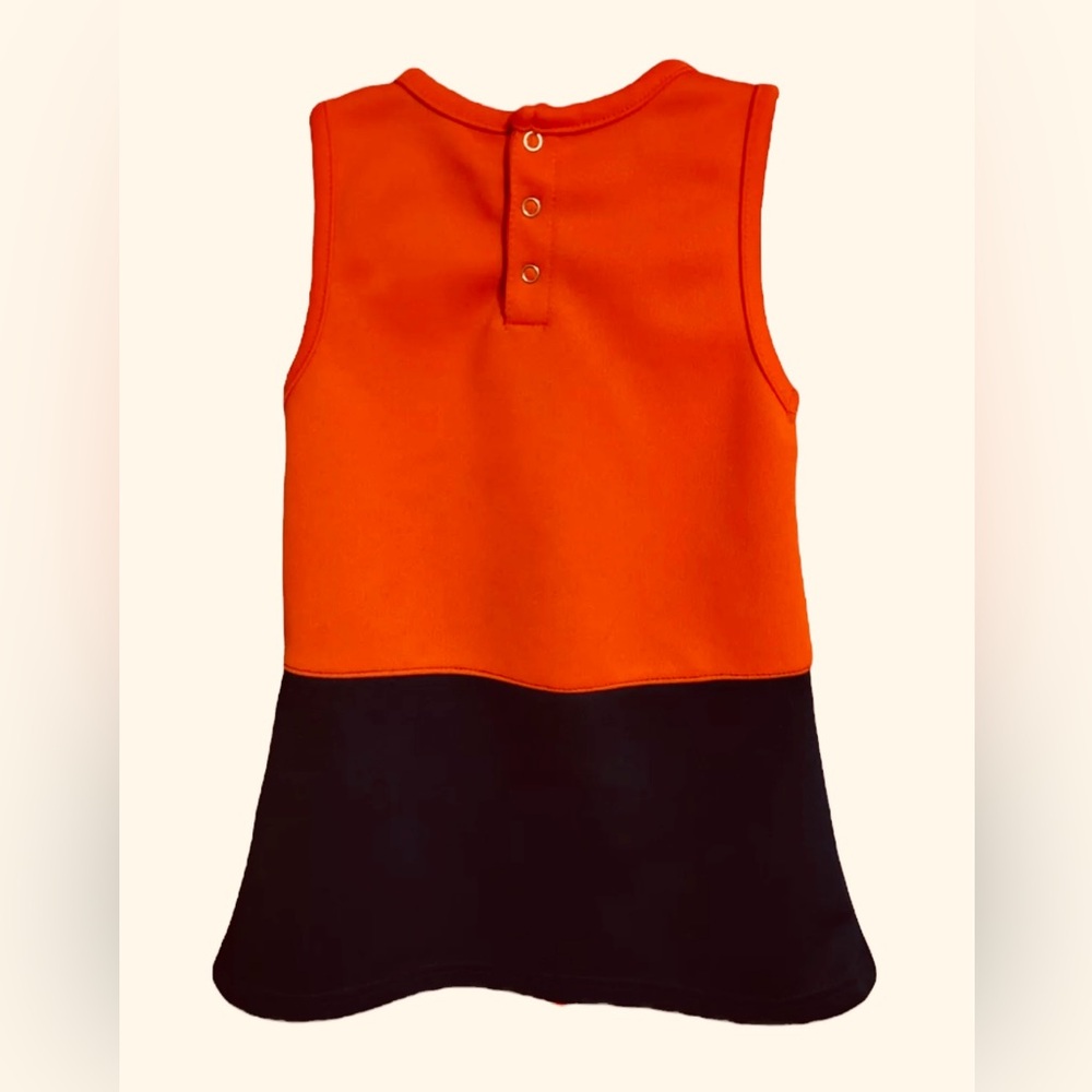 NFL Denver Broncos Cheerleader Dress Size: 3T Baby Girls Orange Blue - Picture 5 of 6
